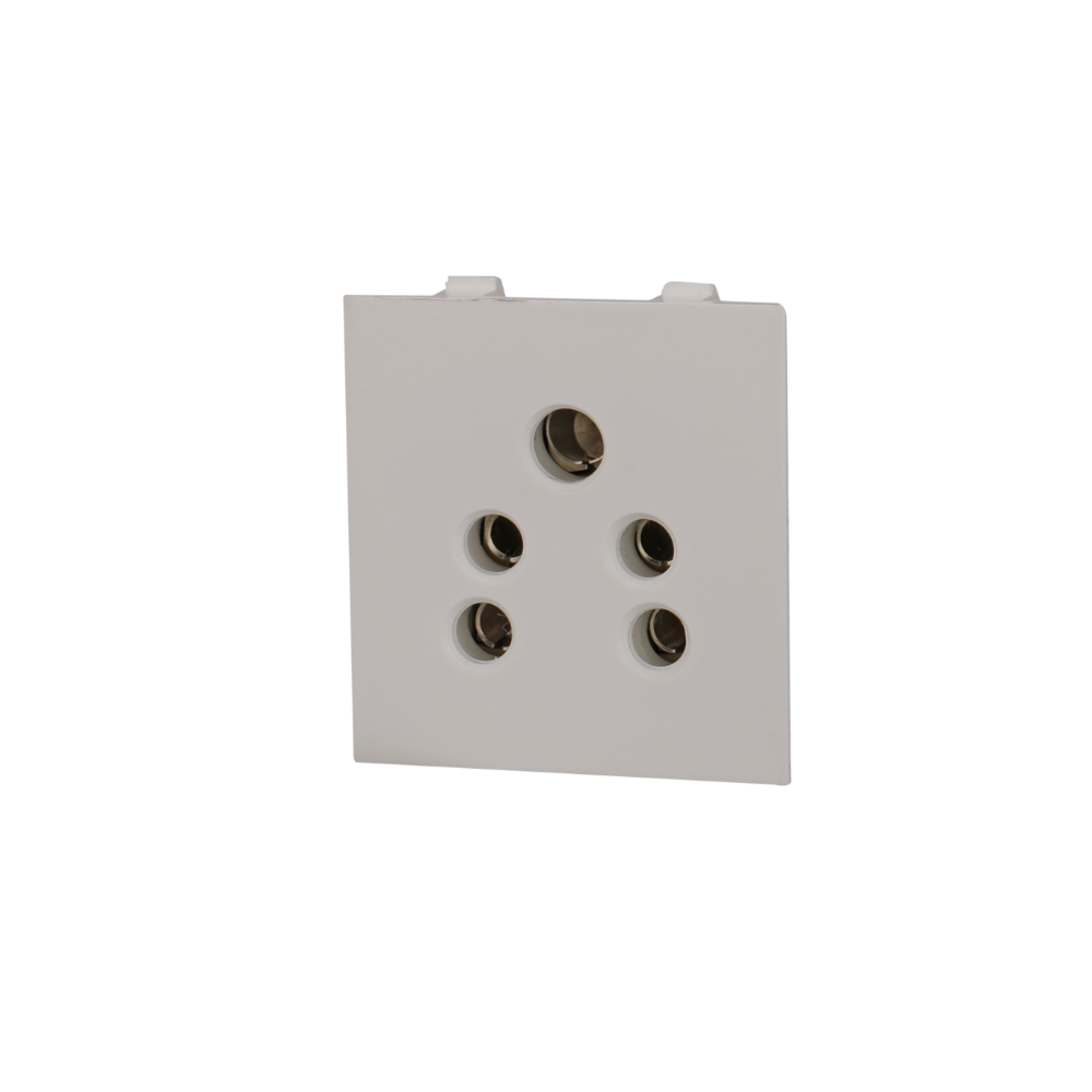 Ckyin 6A 5 Pin Socket Full Back – White - Image 2