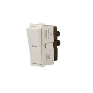 Ckyin Zudio 20AX 1 Way Switch – Porcelain White